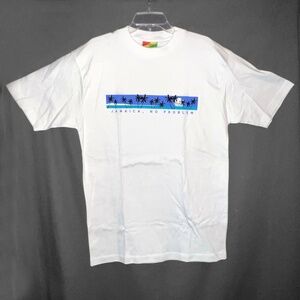 White "Jamaica, No Problem" T-shirt